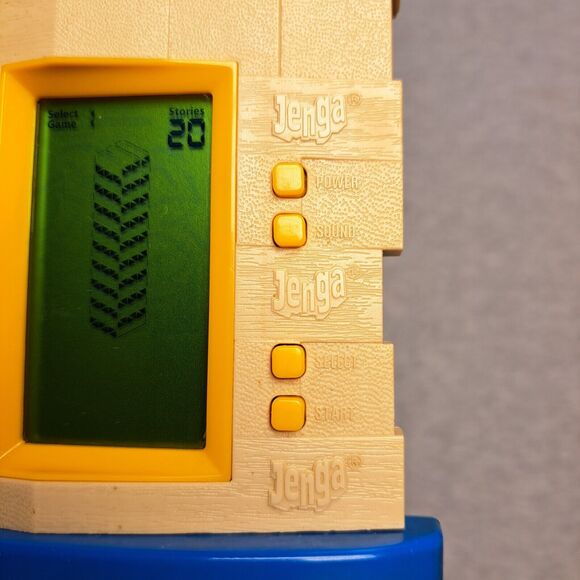 JENGA ELECTRONIC HANDHELD GAME 2008 ZIZZLE TRAVEL PACKABLE FUN TESTED AND WORKS - Picture 4 of 7